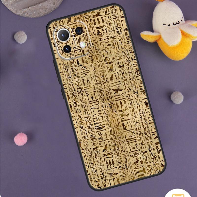 Egypt Pharaoh Mural Case For Xiaomi 14 15 Ultra 13T 14T 15T 17 Pro Max POCO F5 F6 F7 X5 X6 X7 Pro F8 Ultra Cover