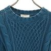 ACNE Long Sleeve Sweater M Blue Green Knit Women Used