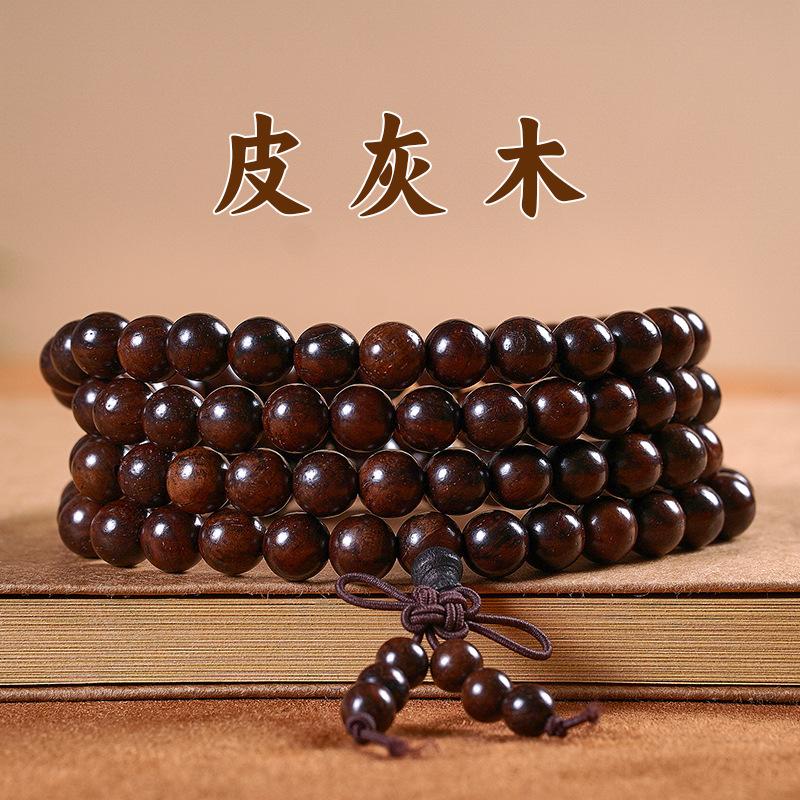 Grünes Sandelholz Zypressen Armband Buddha Perlen 108 Schwarzes Sandelholz Damen Holz Kulturelles Spiel Armband Herren