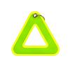 Reflective Safety Keychain Lightweight Backpack Pendant Triangle Safety Tag  Cycling Accessories