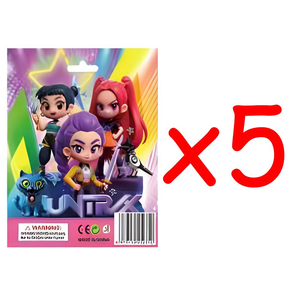 24 Stück Überraschungsbox Anime Kpop Dämonenjäger Figur Spielzeug Sammelmodell für Fans Desktop Dekoration Animierte Zeichnungen Gaming