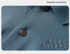 Men's Solid Color 100% Cotton Polo - Short-Sleeve, Summer Casual Lapel Top for Middle Age