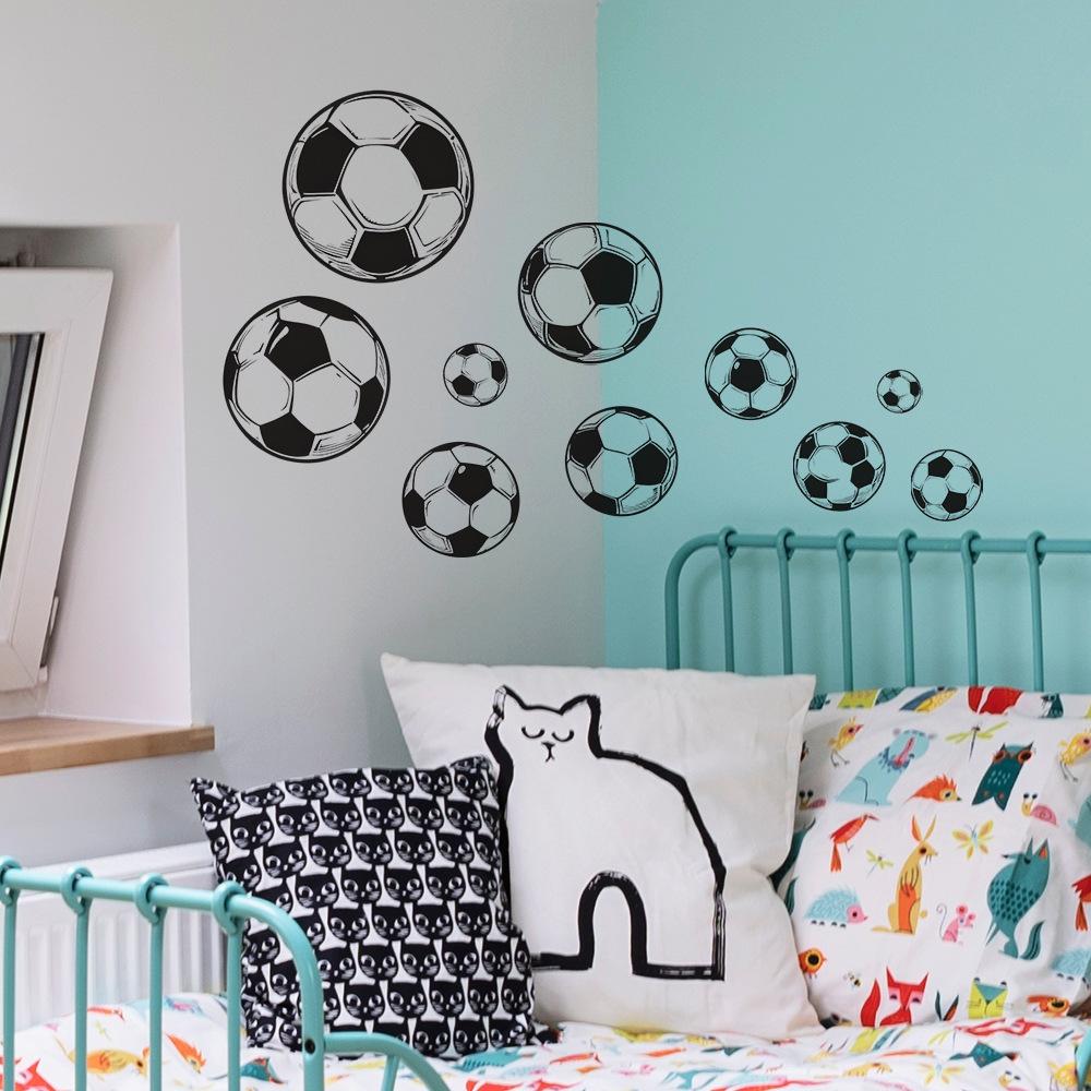 Simple Football Children's Bedroom Living Room Home Background Beautification Decoration Wall Stickers