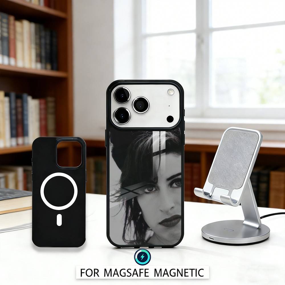 Legardary Singer A-Amy W-Winehouse Phone Case For iPhone17,16,15,14,13,12,Pro,Max,Magnetic For Magsafe Wireless Charging