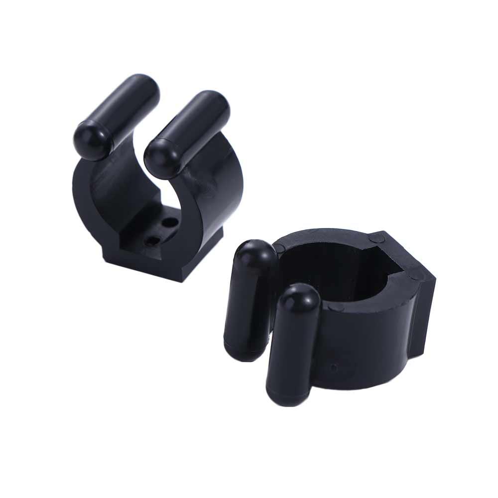 Pole 20-Pack Black Rod Organizer Fishing Rod Holder Fishing Rod Storage Clips Billiards Cue Clip