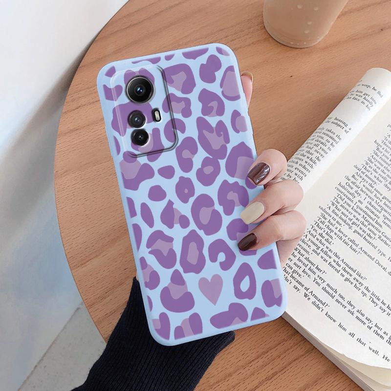 Cover For Redmi Note 12S Phone Case Fashion Vintage Leopard Painted Shell Soft Silicone Funda For Redmi Note12S Capa 6.43" Bags