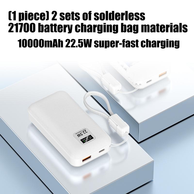 Not Need Welding 21700 Battery Powerbank Case For 2X21700 Battery Box for DIY Enthusiasts And Outdoor Traveler