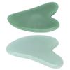  Sha Facial Tool Natural Jade Stone Guasha Massage Board for Face Relieve Tensions