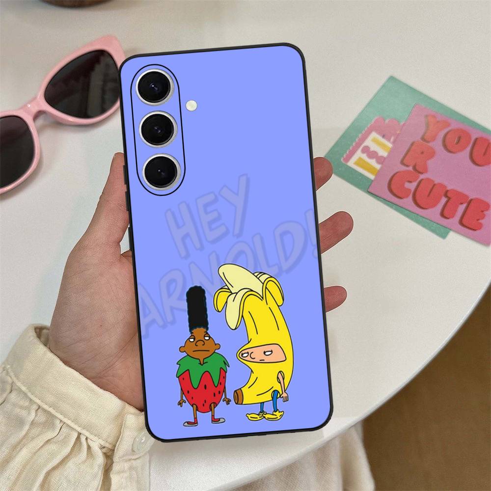 H-Hey A-Arnold Helga Bonito Phone Case For Samsung S 24 Fe 25 Ultra Plus 20 Lite 21 30 22 23 24 22 Ultra 5G Fundas Samsung S30 5G