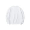Anta Comprehensive Training Series Logo Print Round Neck Loose Sweatshirt Men Sweatshirt Pure-White 152317725-1