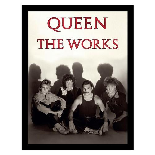 Queen The Works Framed Poster