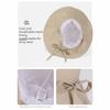 Solid Color Summer Sun Hat Lace Up Bucket Hat Fashion Sunshade Hat  Travel