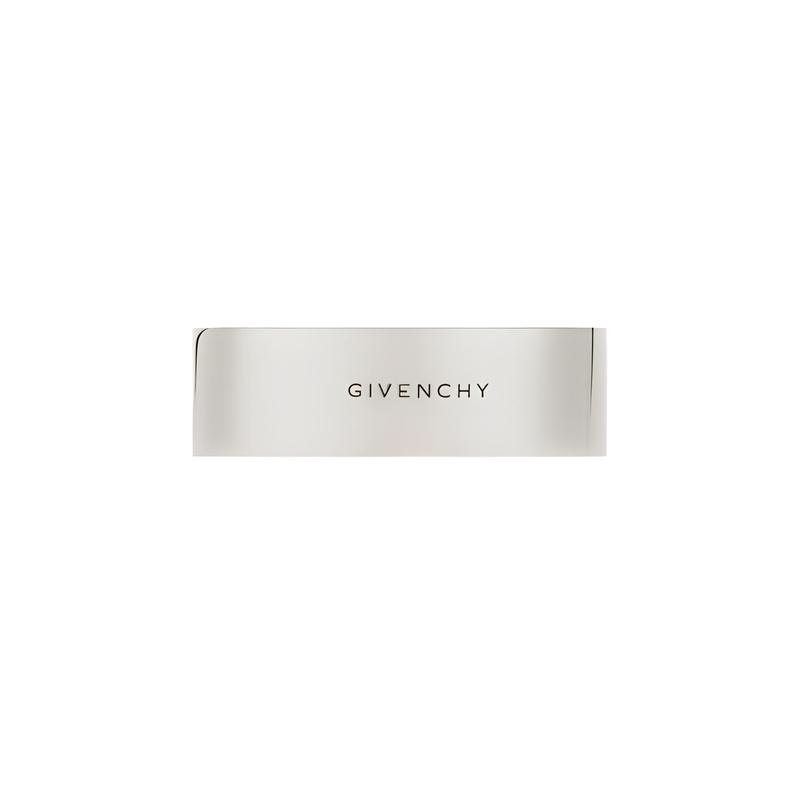 Givenchy Imprinted Brand Logo Brass Crystal Ring Women's Silver 7774008 BF30JHF05M-Silver 54