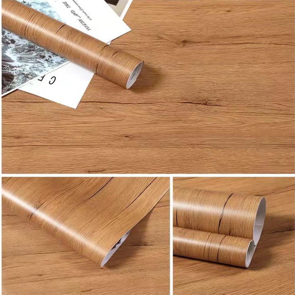 Tapeta PVC z wzorem drewna, szerokość 40 cm, do drzwi, szafy, szafki, stołu, mebli, wodoodporna, samoprzylepna, naklejki, folia do dekoracji domu