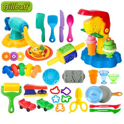New Educational Plasticine Mold Modeling Clay Kit Slime  For Child Plastic Play Dough Tools Sets DIY Kid Cutters