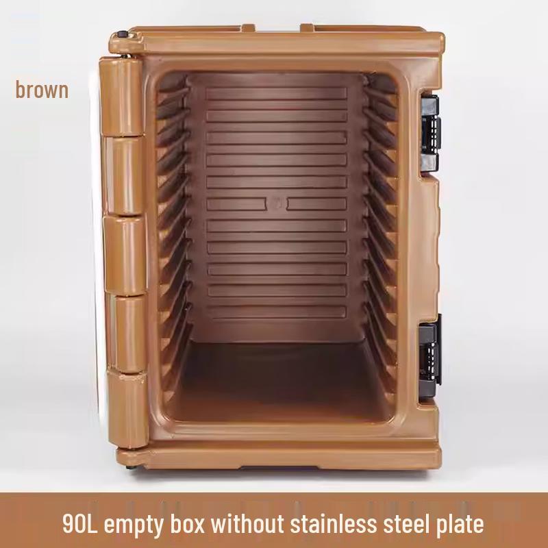 Aokewen Insulated Food Delivery Box with Wheels