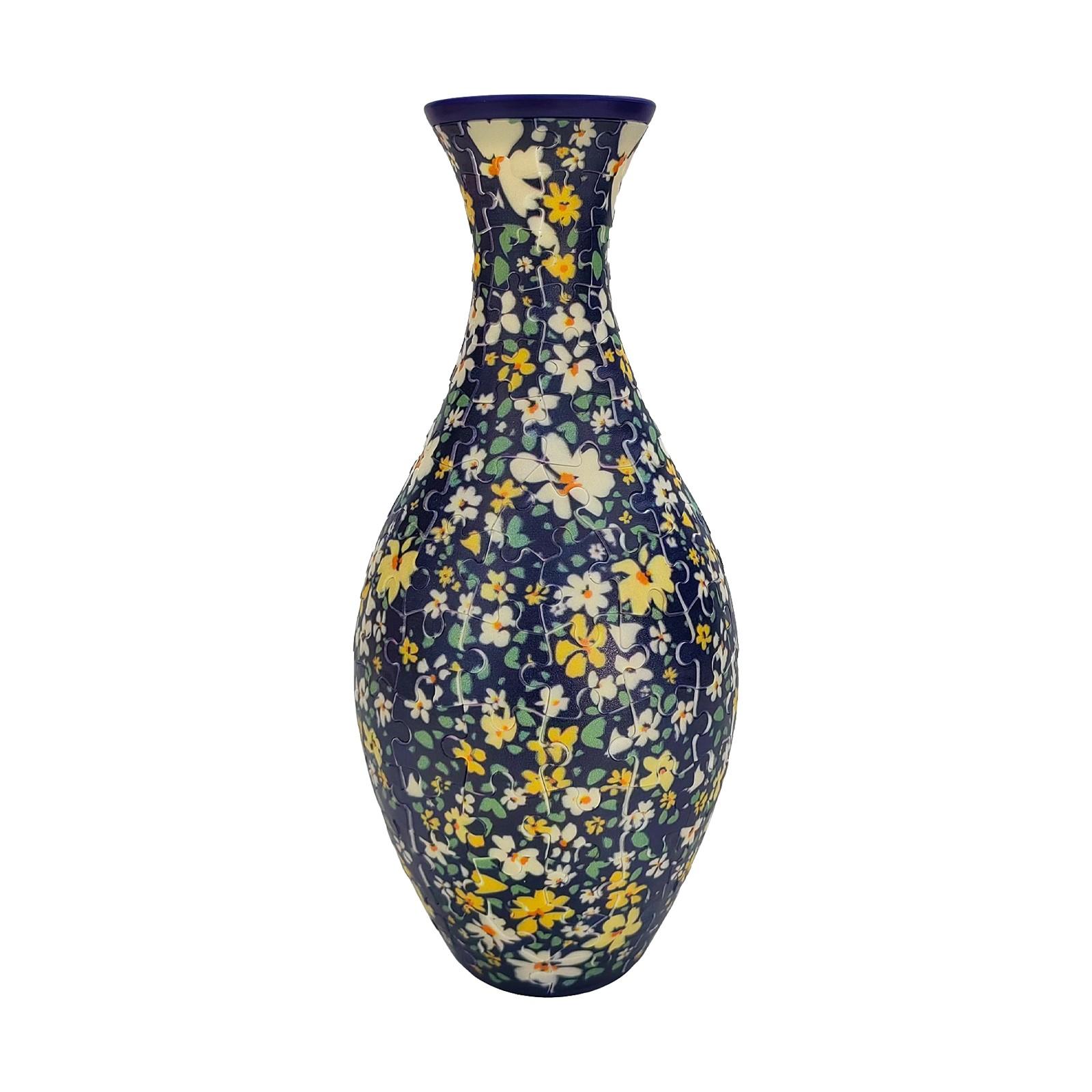 

3D головоломка ваза DIY украшения для гостиной цветочная композиция украшение для дома детский подарок на день рождения игрушка One Size жёлтый