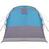 3 Person Tunnel Tent Blue Waterproof