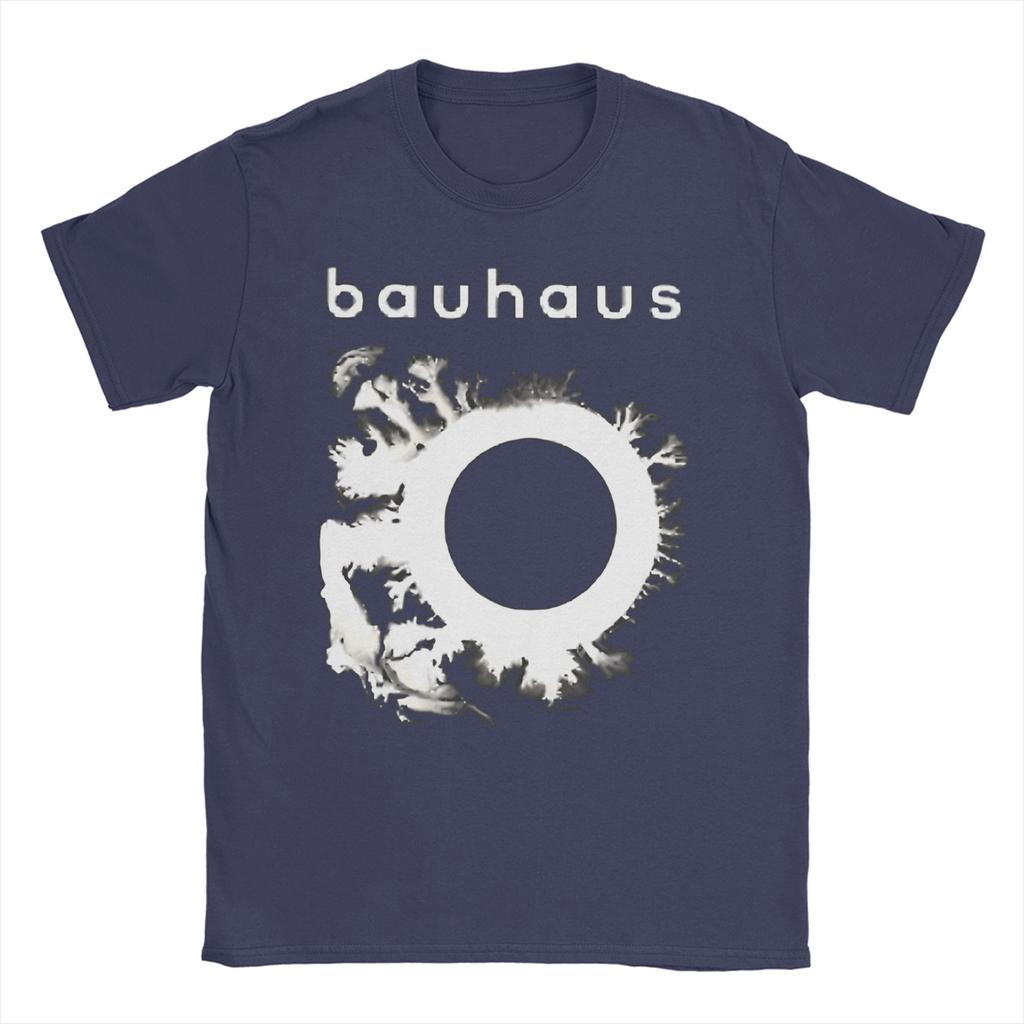 Funny Bauhaus TShirt for Unisex O Neck Cotton T Shirts Short Sleeve Tee Shirt Printed Clothing