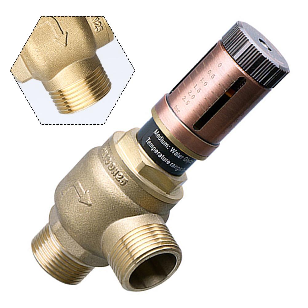 Adjustable Differential Pressure Bypass Valve for Underfloor Heating and HVAC Systems Hydraulic Balance Technology