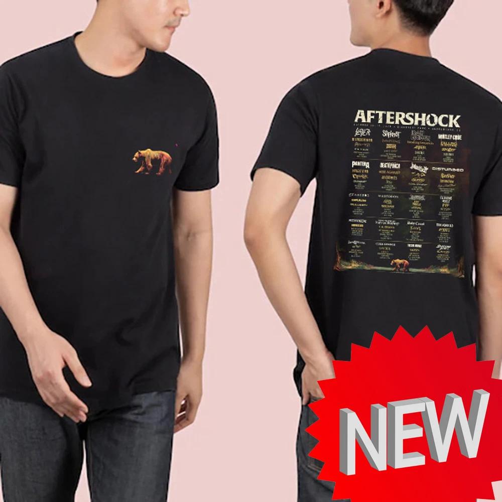 Slayer Aftershock Festival 2024 Concert T-Shirt Two Sided Fan Tee S-5Xl M