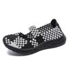 Women's Sporty Ethnic-Style Breathable Woven Flats for Spring/Summer