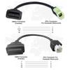 OBD2 for Kawasaki 4pin Cable To 16Pin OBD2 Motorcycle Diagnostic Adapter Connector Cable for Z250 Z650 Z900 ER6N EX650F Ninja400