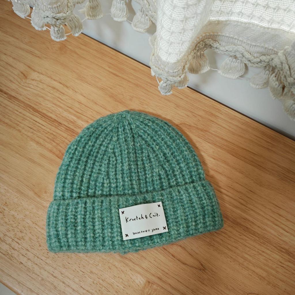 Versatile Face-showing Small Woolen Hat Korean Style Autumn and Winter Soft Girl Fashion Hat Boys and Girls Thickened Windproof Warm Knitted Hat
