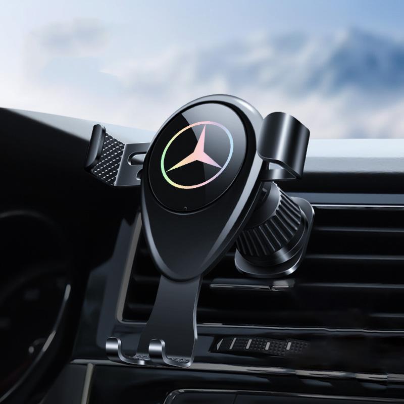 Car Gravity Phone Holder Air Vent Clip Mount Mobile Cell Stand Smart Phone GPS Holder For Mercedes Benz A B R G Class W204 W251 UWXYZ1