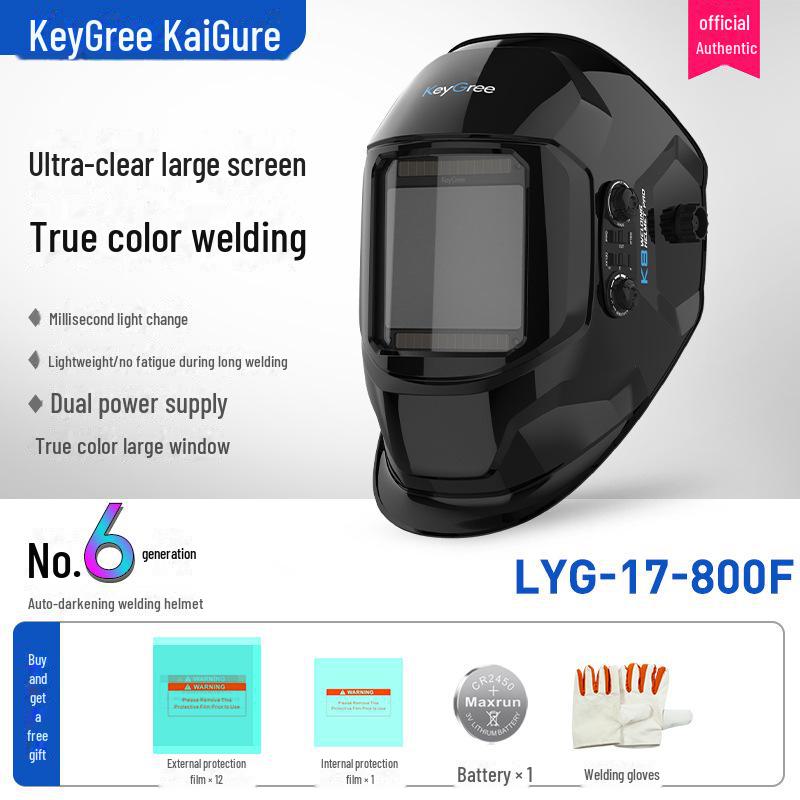 Head-Mounted Flip-Up Welding Mask for Arc Welding - Anti-Glare Protection