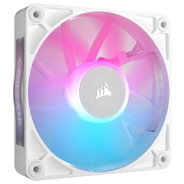Ventilateur - CORSAIR - iCUE LINK RX120 RGB - 120 mm - Blanc - 80 dB
