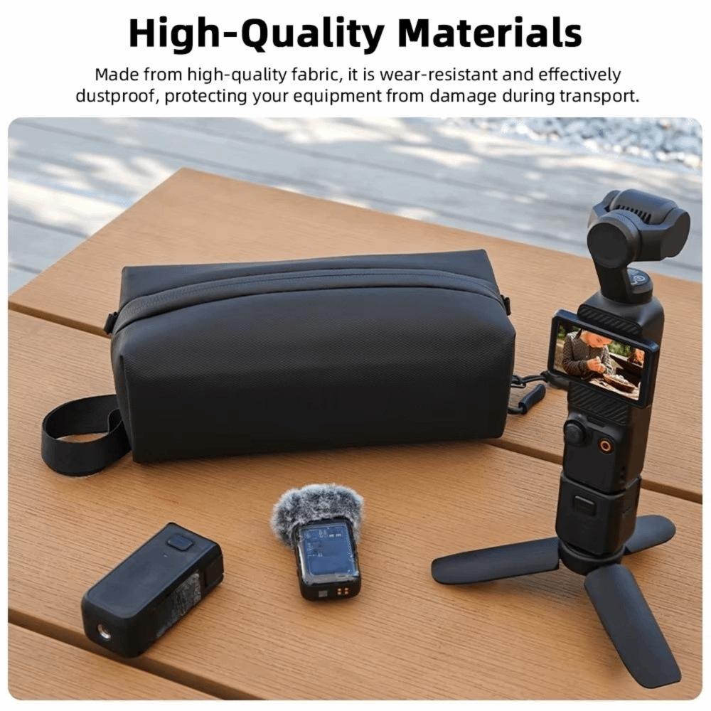Two Way Zipper Crossbody Storage Bag for DJI Osmo 360 Pocket 4/3/2 Outdoor Shooting