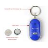 Whistle Lost Key Finder with LED Flashing Light and Beeping Sound Remote Keychain Finder Portable Keys Anti Lost Device
