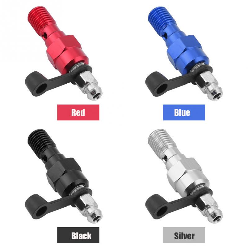 M10x1.25mm Motorcycle Brake Master Cylinder Caliper Bleed Screw Nipple Banjo  Dust Cap Aluminum Accessories Replacement