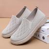 Women's Shoes Summer Mesh Breathable Casual Shoes Comfortable Versatile Single Shoes Soft Sole Mother Shoes Lazy One Pedal Net Shoes
