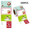 500pcs Christmas Gift Label Stickers Festive Design Snowflakes Santa Self Adhesive Sticker Holiday Presents Wrapping Decorations