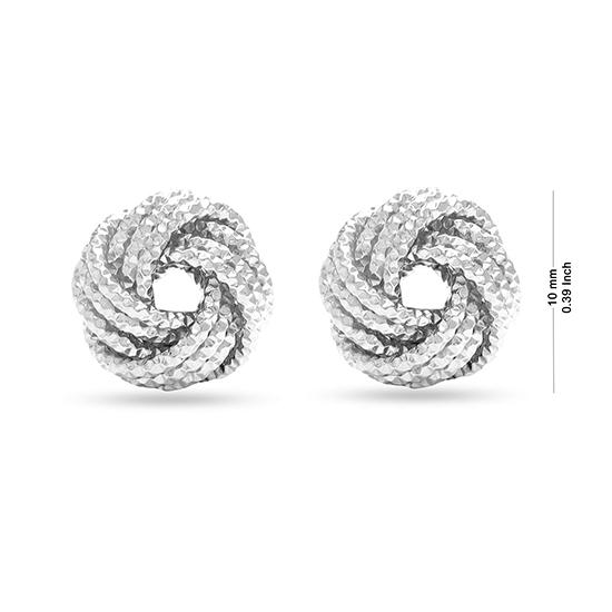 Orecchini Piccoli A Bottone LeCalla In Argento 925 Con Zirconi Cubici, Leggeri, 5 Mm, Regalo In Elegante Scatola - 2