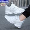 Four Seasons Children's Fashion Sports Shoes Breathable Student White School Walking Shoes Anti-skid Boys& Girls Casual Running Sneaker