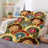 3D Neueste Nordisch Türkisch Böhmisch Keltisch Weiche Flanelldecken, Überwurfdecke Bequeme Decke für Picknick Betten Sofa Zuhause Schlafzimmer
