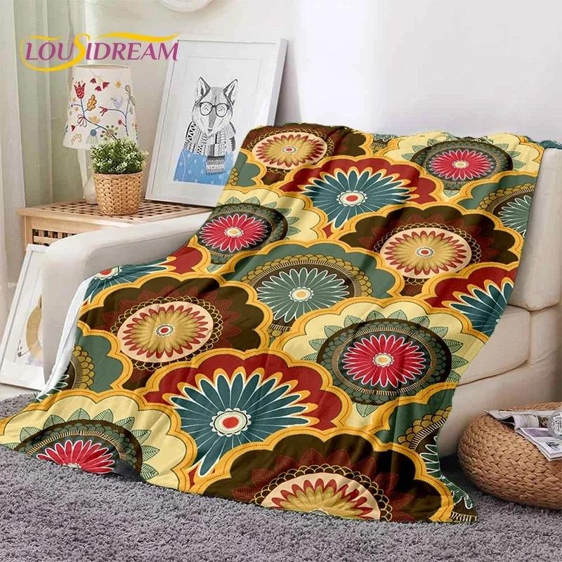 3D Neueste Nordisch Türkisch Böhmisch Keltisch Weiche Flanelldecken, Überwurfdecke Bequeme Decke für Picknick Betten Sofa Zuhause Schlafzimmer