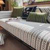 French Medieval Sofa Cushion, Non-Slip And Dirt-Resistant Seat Cushion, Advanced Sense Chenille Pujiang Sofa Cover Cover Cloth Seat Cushion