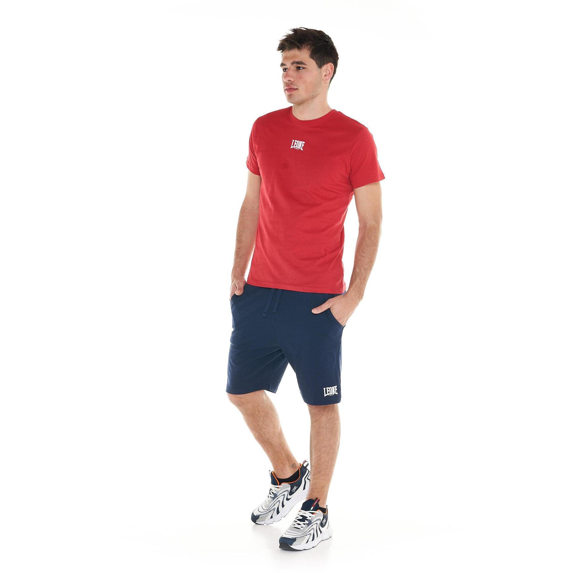 

1947 Базовый комплект и шорты для XS [Leone Apparel] Футболка мужская, красно-темно-синий,