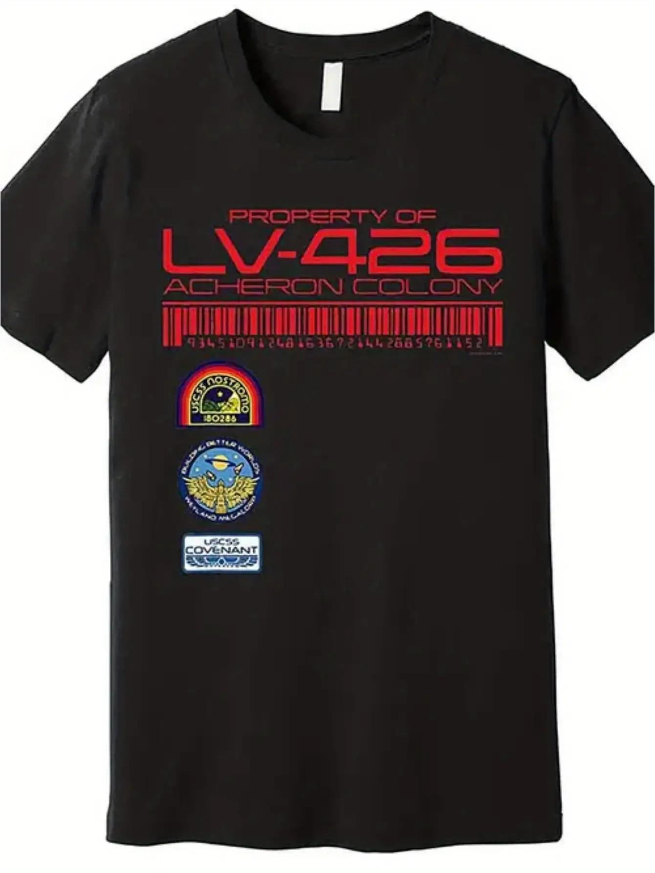 Men s  Sci-Fi Alien LV426 Colonia Acheron 45th Anniversary T-Shirt - Premium Black XL