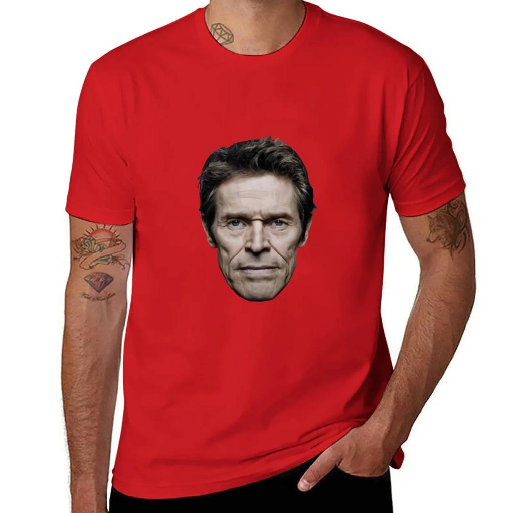 Willem Dafoe Is a British Actor Who Plays Willem Dafoe T-Shirt Customs Cute Clothes Big and Tall T Shirts for Men