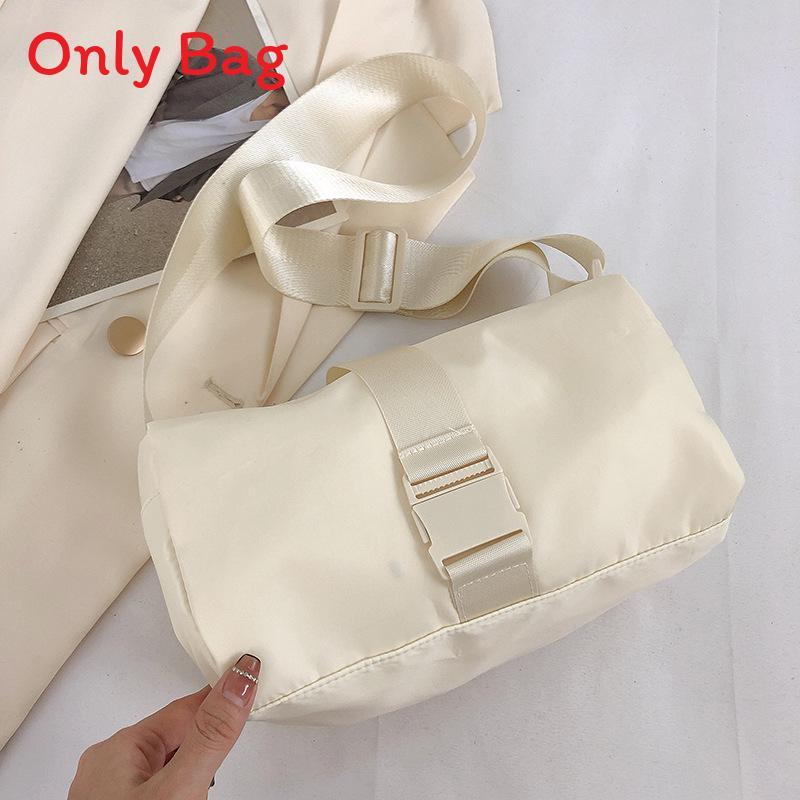 Nylon Small Square Bag With Zipper Closure For Casual Streetwear Women