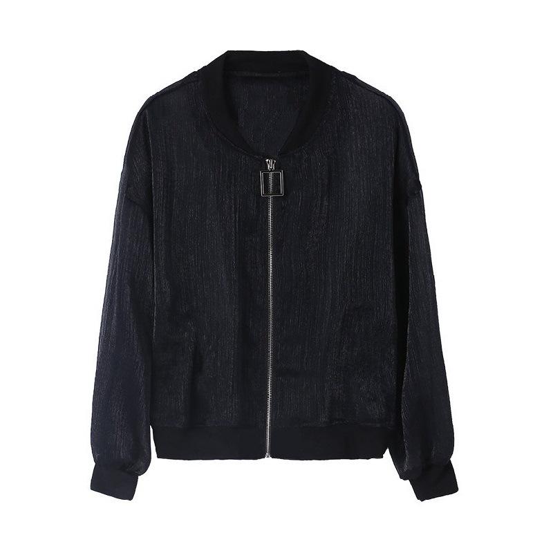 Sunscreen Clothing Women's Long-sleeved Summer Plus Size Women's Loose Cardigan Baseball Clothing Jacket