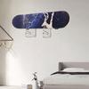 Skateboard Rack,Wall Mounted Skateboard Organizers,Home and Garage Skateboard Storage Hangers Skateboard Display Rack