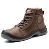 Steel Toe Lightweight Anti-smash Puncture-resistant Safety Boots for Men - Comfortable and Durable for Long Hours