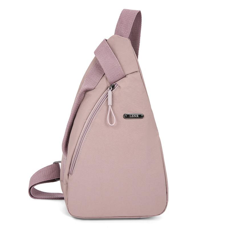 Breast bag, men's and women's messenger bag, girls' casual simple and versatile new sports shoulder messenger backpack