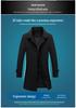 Men's High-Grade Mid-Length Casual Windbreaker Lapel Jacket for Spring, Summer, and Autumn